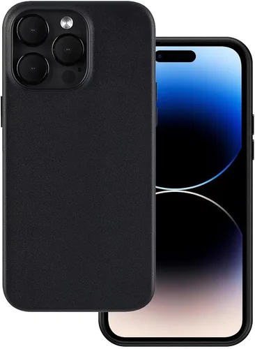 Vista 11 de Funda de piel diseñada para el iPhone 14 Pro, funda de piel auténtica italiana para iPhone 14 Pro, imanes integrados para accesorios de carga Marrón