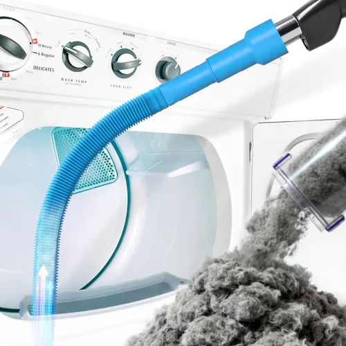 Vista 9 de Holikme Kit de Limpieza de Ventilación de Secadora con Accesorio de Cepillo para Manguera de Aspiradora, Negro