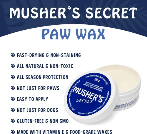 Vista 9 de Cera para protección de garras de mascota de Musher's Secret , Azul