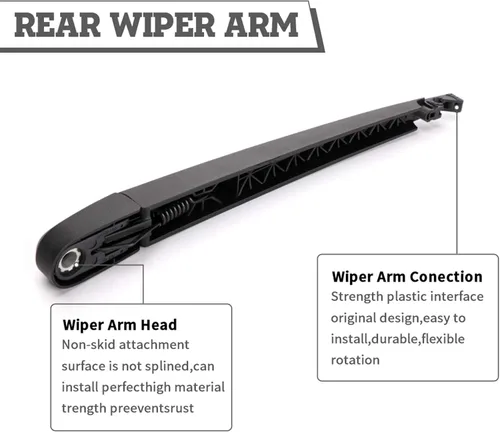 Vista 4 de Juego de tuercas para brazo de limpiaparabrisas trasero de repuesto para Hyundai Veracruz 2007-2012 IX55 2006-2012, conjunto de accesorios