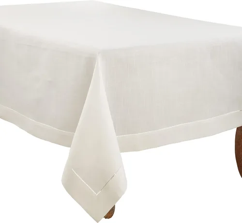 Vista 47 de SARO LIFESTYLE Servilleta de cóctel con borde cosido (juego de 12), negro, 6"x6