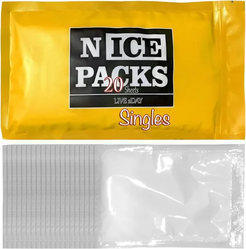 Vista 9 de Nice Packs - Bolsas de hielo seco reutilizables para refrigeradores, loncheras, envío de alimentos congelados, flexibles y de larga duración