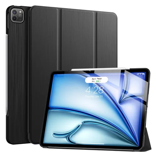 Funda Soke para iPad Air de 13 pulgadas (M3/M2) 2025/2024, iPad Pro 12.9 2022 2021 (6ª 5ª generación) – [soporte tríptico delgado +