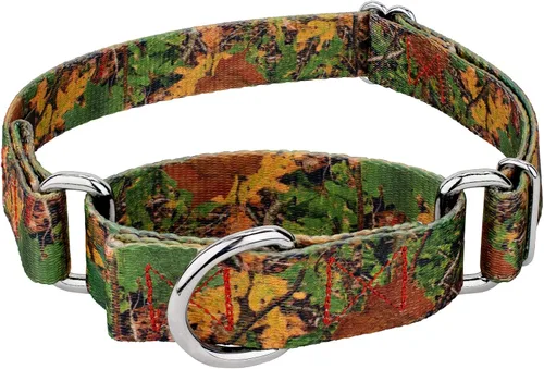 Vista 13 de Country Brook Petz - Collar de perro Martingala de camuflaje azul con diseño de camuflaje y diseños resistentes (1/2 pulgada, 2XS)