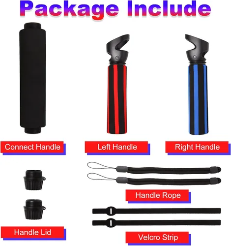 Vista 2 de VR Beat Saber Handles Extension Grips for MetaOculus Quest 2,Upgraded Multipurpose VR Game Handle for Playing Beat Saber Game