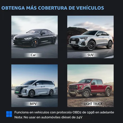 Vista 6 de Vgate iCar Pro BT3.0 OBD2 escáner lector de código Bluetooth herramienta de escaneo de diagnóstico para Android y Windows compatible con adaptador