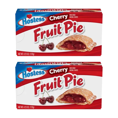 Vista 8 de HOSTESS Pasteles de Fruta de Cereza (Paquete de 16)