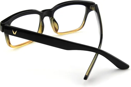 Vista 4 de GQUEEN Gafas transparentes falsas sin receta para lentes de sol, marco rectangular, 201512