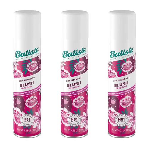 Batiste Champú seco, fragancia rubor, 3 unidades