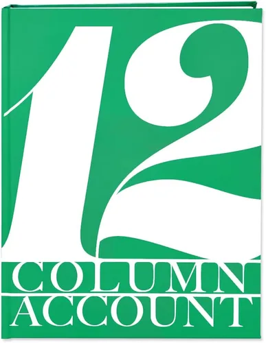 Vista 11 de BookFactory Libro de contabilidad de 2 columnas/libro de cuentas/libro de contabilidad/cuaderno (libro columnar de dos columnas) – tapa dura