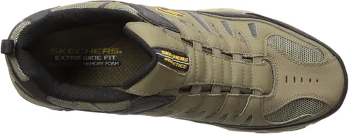 Vista 5 de Skechers Afterburn - Tenis deportivos de entrenamiento con espuma viscoelástica para hombre Strike On