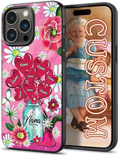 Vista 14 de Carcasas para iPhone 16, 15, 14, 13, 12, 11, Pro, Max, Galaxy S25, S24, S23, S22, S21, S20, FE Plus, A16, A15, A14, A54, con nombre de abeja