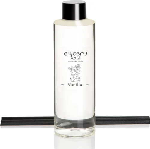 Vista 20 de Chloefu LAN Juego de recambio de aceite con varillas de junco con aroma a bálsamo y cedro 200ml/6.76 fl oz Aceites de fragancias naturales - Mejor