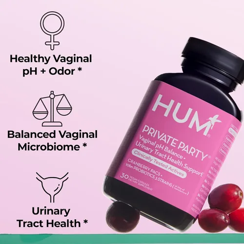 Vista 5 de HUM Suplemento de fibra Flatter Me y probióticos vaginales de fiesta privada para mujeres