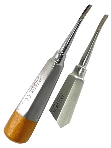 Vista 21 de ArtLaB -Elevador de luxación dental Elevadores de raíces dentales Punta curva recta-Periotome Elevador de luxación de raíz apical Elavators Dentales