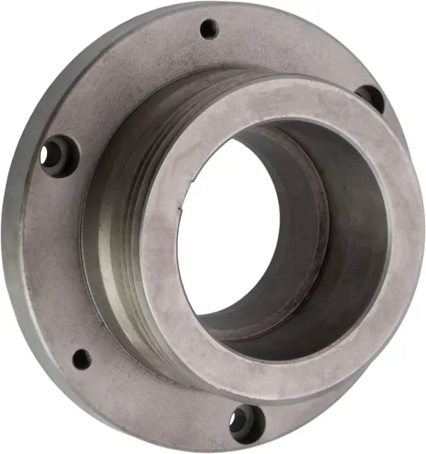 CME - Placa de respaldo de mandril de torno cónico largo L0 de 6 pulgadas, se adapta a mandriles autocentrantes (desplazamiento)