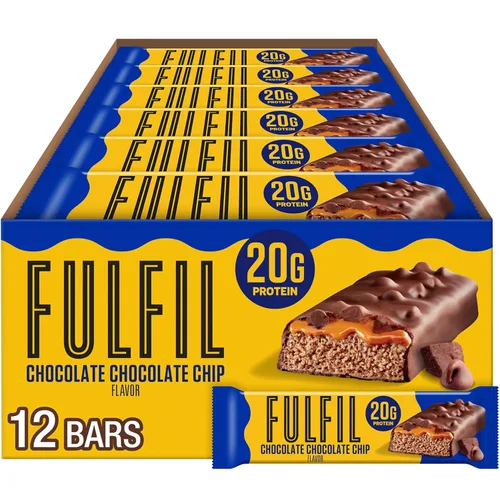 Vista 11 de FULFIL Barras de proteína de avellana y chocolate, 0.51 onzas de proteína, 1.41 onzas (paquete de 72)