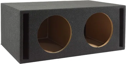 Vista 2 de Absolute USA VEGD12+ Dual 12" Universal Vented Ported sub Box Subwoofer Enclosure