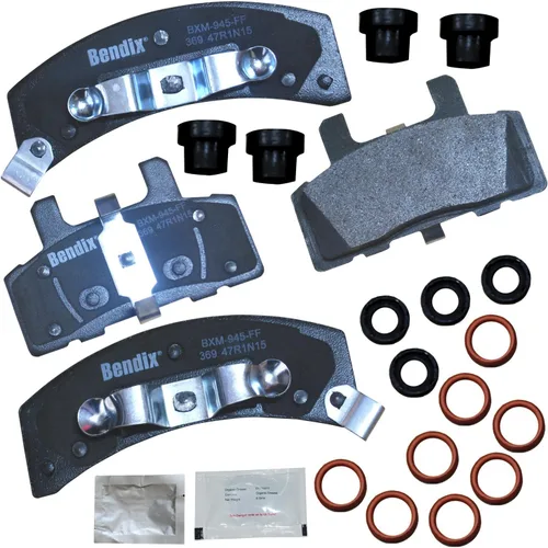 Vista 462 de Pastillas de freno delanteras semi-metálicas Bendix Priority1 CFM1774 para Ford Transit 2019-2017, Transit-150 2021-2015, Transit-250 2021-2015