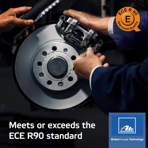 Vista 5 de ATE Juego de pastillas de freno de disco traseras semimetálicas 603990 para Sprinter