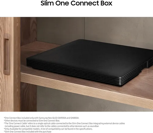 Vista 11 de Samsung Electronics 2021 - Cable de conexión invisible de 16.4 ft para televisor Neo QLED 8K para conectar a múltiples fuentes de dispositivos