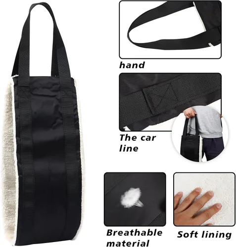 Vista 7 de Hevy Duty Arnés portátil de elevación para perros de 20 a 150 libras, arnés de elevación portátil para patas traseras, arnés de cadera para perros