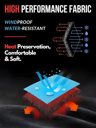 Vista 3 de TACVASEN Chaquetas tácticas para hombre, abrigos de invierno para hombre, esquí, snowboard, sofeshell, impermeables, abrigos de caza para hombres