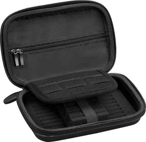 Vista 6 de Casemaster Sentinel - Estuche para 6 dardos con capacidad para accesorios adicionales, puntas, ejes y vuelos, compatible con dardos de acero y punta