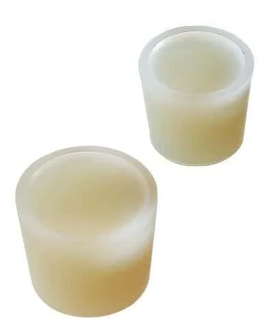 Vista 4 de Tapones de silicona sólida de alta pureza, tamaño europeo 6D; 10/Pk
