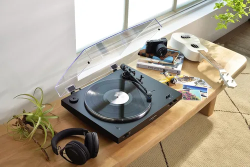 Vista 6 de Audio-Technica AT-LP3XBT-BK Tocadiscos Bluetooth con transmisión de correa totalmente automático 33/45 (Negro)
