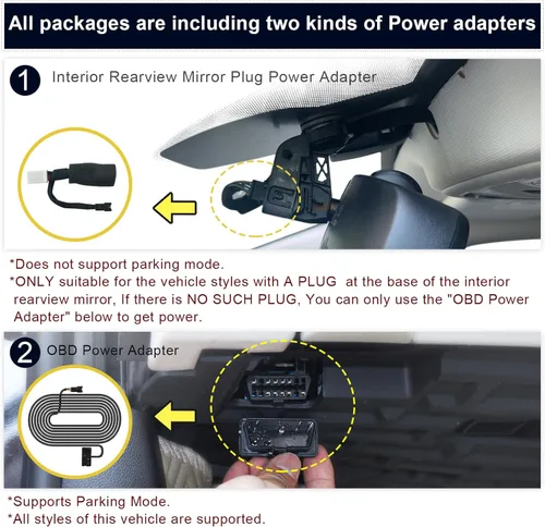 Vista 5 de Mangoal Cámara de tablero 4K personalizada para Jeep Grand Cherokee 2016 2017 2018 2019 2020 2021 y Grand Cherokee WK 2022 (modelo A), comprueba