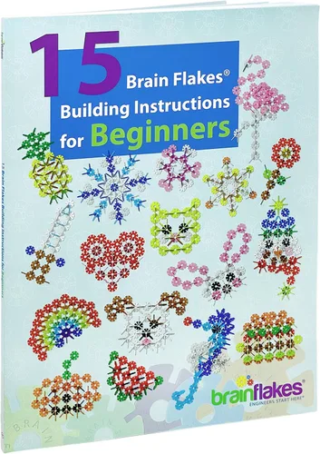 Brain Flakes - Cuaderno de ideas de construcción para principiantes | Libro de actividades impreso grande de 8.5 x 11 pulgadas con 84 páginas de