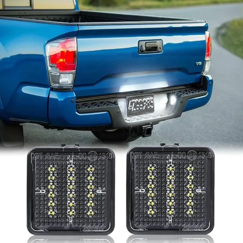 Vista 12 de Luz LED para placa de matrícula compatible con Dodge Ram 1500 2500 3500 2003-2018, accesorios de luces de matrícula, montaje de repuesto
