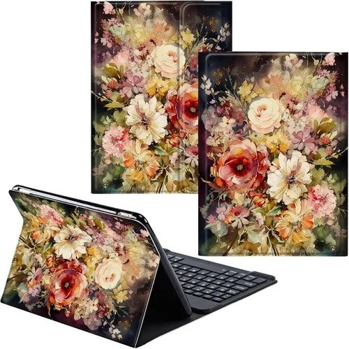 Vista 35 de Para Samsung Galaxy Tab S6 Lite Funda 2022/2020 Teclado Inalámbrico Desmontable Y Cubierta De Soporte De Cuero PU Funda Protectora Para Samsung