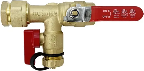 Vista 3 de Long Term Kit de válvula de servicio de calentador de agua sin tanque de aislamiento IPS de 34 pulgadas, con válvula de alivio de presión