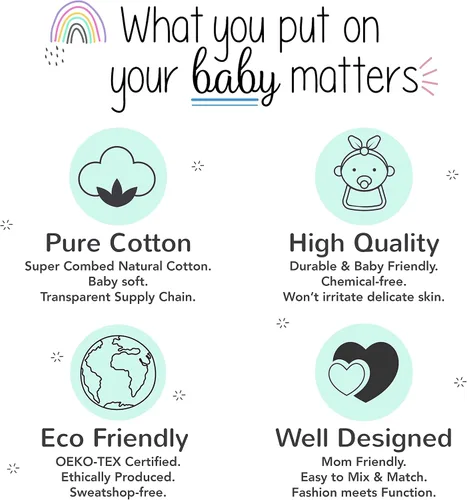 Vista 2 de Lamaze Pantalones deportivos de algodón natural súper peinados para bebé, 2