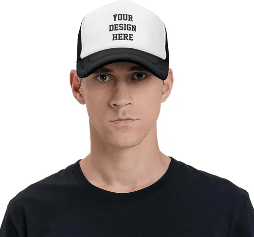 Vista 8 de Custom Hat Your Design Here, Custom Hat Design Your Own Classic Mens Womens Trucker Hat