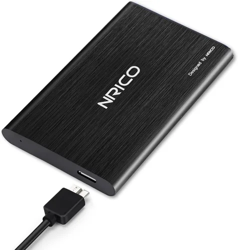 Vista 6 de NRICO Disco duro externo portátil ultradelgado de 320 GB, USB 3.0, almacenamiento HDD compatible con PC, computadora de escritorio, laptop, Mac