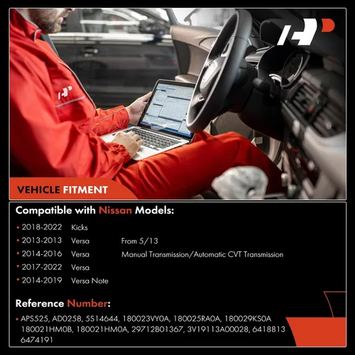 Vista 2 de A-Premium Pedal de acelerador con ensamblaje de sensor de posición Compatible con Nissan Versa 2013-2022, Versa Note 2014-2019, Kicks 2018-2022