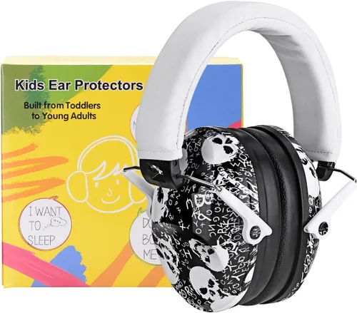 Vista 18 de PROHEAR 032 2.0 Auriculares con cancelación de ruido para niños, reducción de ruido de 25 dB, orejeras sensoriales ajustables de protección de oídos