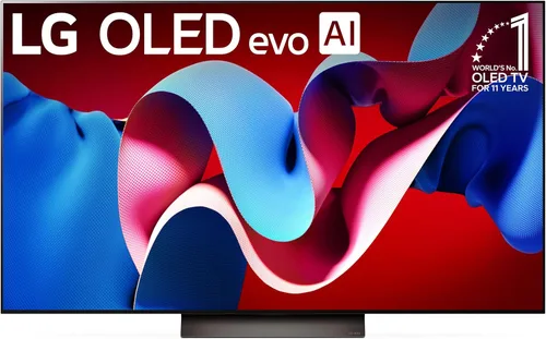 LG Clase de 55 Pulgadas OLED evo Serie C4 Smart TV Procesador 4K Pantalla Plana con Control Remoto Mágico Impulsado por IA con Alexa Integrado