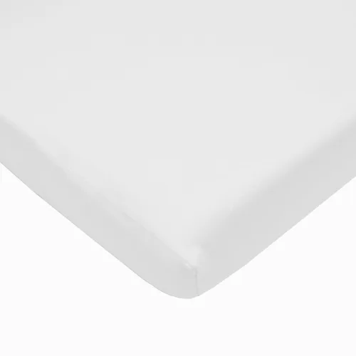 Vista 14 de American Baby Company - Sábana bajera ajustable de tejido de punto suave y transpirable 100% algodón, sábanas de practicuna, Azul