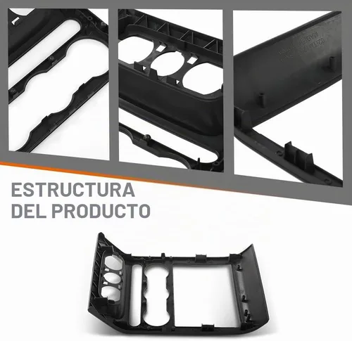 Vista 9 de CROSSDESIGN - Cubierta para tapa de tablero de instrumentos con borde de bisel de radio, borde negro para tablero no apto