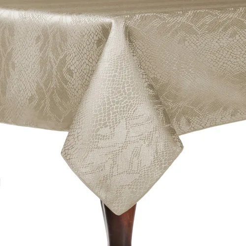 Vista 11 de Ultimate Textile Modern Damask Kenya - Mantel cuadrado (72 x 72 pulgadas), color negro