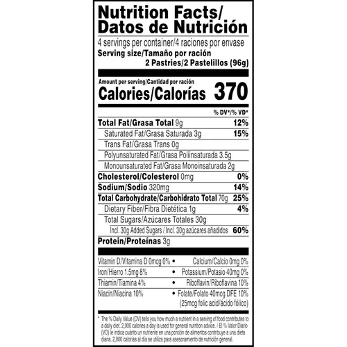 Vista 9 de Pop-Tarts Pastelillos para tostar, glaseados de frambuesa, 13.5 onzas (12 unidades)