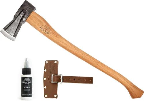 Vista 19 de 1844 Helko Werk Germany - Colección de hachas - Juego de 3 hachas tradicionales de corte - Saxon, Spaltaxt, Mini Spalter