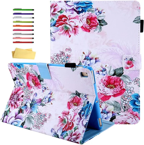 Vista 14 de Funda para Apple iPad 10.2 de 9ª/8ª/7ª generación (2021/2020/2019) con función de encendido y apagado automático, ultra fina y ligera, soporte