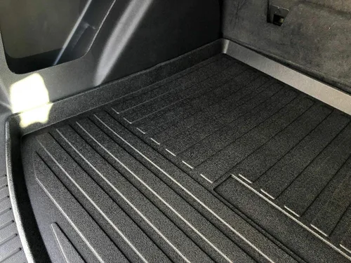 Vista 6 de Forro de carga – Tapete de maletero para Ford Escape 2013-2019 – Alfombrillas de maletero resistentes a la intemperie para automóviles con borde