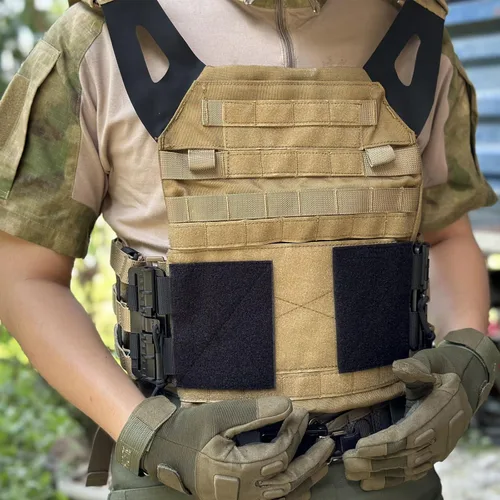 Vista 7 de Paquete de 2 chalecos MOLLE con hebilla de liberación rápida con hebilla de liberación rápida, chaleco adaptador de desconexión rápida, hebilla