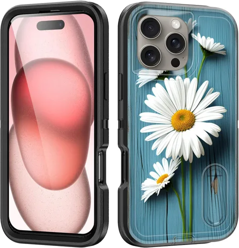 Vista 56 de Funda para iPhone Air con soporte integrado, a prueba de golpes, polvo y caídas, 3 capas, grado militar, funda protectora para iPhone Air de 6.5